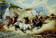 unknow artist Horses 048 Spain oil painting artist
